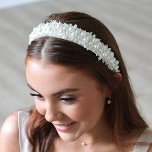 Ivory Pearl Headband